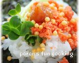 鮭と梅干し＊お茶漬けみたいな手まきごはん作り方3写真