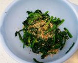 韓国料理やさんのナムル～ほうれん草～作り方7写真