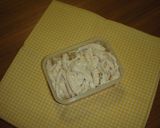 ゆで鶏で人参と三つ葉の和え物作り方1写真