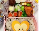 バレンタインに♡簡単☆ハートのキャラ弁♡作り方2写真