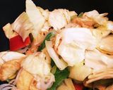 たっぷり野菜を摂取！鮭の甘酢あんかけ作り方3写真