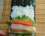 節分！おうちでハーフサイズの海鮮恵方巻作り方4写真