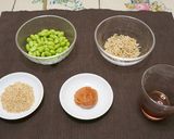 梅と枝豆のごはん作り方1写真