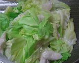 有り合せ★しっとり鶏胸肉とキャベツ炒め作り方7写真