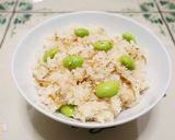 梅と枝豆のごはん作り方5写真