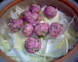 ダイエッター必見！肉団子と野菜の土鍋蒸し作り方3写真