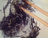 磯の香り＊きのこの海苔クリームスパゲティ作り方1写真