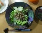キノコと豚肉のオリーブソルトサラダ作り方6写真