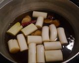 とりレバーの八角とねぎの煮物作り方3写真