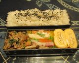 お弁当に！大葉たっぷり豚小間のマヨ醤油炒作り方5写真