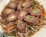 ネギの牛肉巻き☆野菜あんかけ♪作り方8写真
