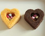 バレンタイン❤ハートのサプライズケーキ♪作り方5写真