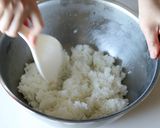 ひな祭りに　お花の「ちらし寿司ケーキ」作り方1写真