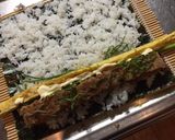 ハンバーグの恵方巻き作り方9写真
