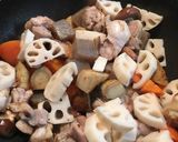 簡単な、炒り鶏！作り方5写真