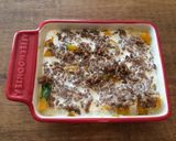絶品♪かぼちゃとそぼろのカフェグラタン作り方3写真