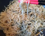 ダイエット白滝麺★和風菜アーリオオーリオ作り方2写真