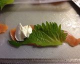 クリチと大葉のスモークサーモン巻き作り方1写真