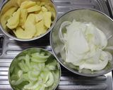 セロリとじゃがいものポタージュ作り方1写真