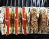 ちくわとカニカマ＆ツナマヨチーズ焼き作り方2写真