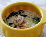 レンジで☆ほたてと里芋のミルク味噌スープ作り方5写真