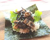 ひじきの中華炒め煮の常備菜で手まきごはん作り方2写真