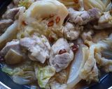 ★白菜と鶏モモ肉★いり煮♪♪作り方5写真