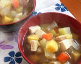 福島の郷土料理☆ざくざく（けんちん汁）。作り方7写真