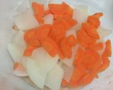【時短】フライパンで大根と厚揚げの煮物作り方1写真