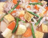 【時短】フライパンで大根と厚揚げの煮物作り方5写真