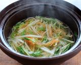 鶏団子と5種の野菜のヘルシースープ作り方4写真