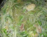水菜と砂肝とささみの鍋の後の汁ビーフン作り方5写真