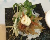 簡単手巻きご飯☆オープンサンド作り方3写真