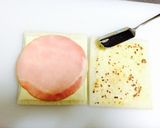 ハニーマスタードマヨのハムチーズサンド作り方2写真