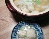蓮根と大和芋団子と鶏肉団子のふわふわ鍋作り方13写真