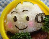 ちょま弁⑬新幹線おにぎり　幼稚園年少さん作り方1写真