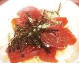 シンプル簡単*まぐろの漬け丼作り方4写真