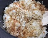 だし汁で！ゴマ香る焼きおにぎり茶漬け作り方1写真