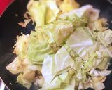スプーンで食べるツナとキャベツの温サラダ作り方4写真