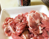 激安 豚コマ丸めて串焼き 豚串&ネギマ作り方1写真