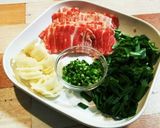 時短簡単 豚バラ 韮 蓮根 醤油だけ❗️作り方1写真