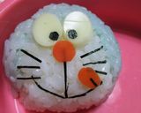 バレンタインのキャラ弁 ドラえもん♡作り方3写真