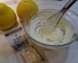 文旦たっぷりレアチーズタルト(^^♪作り方1写真