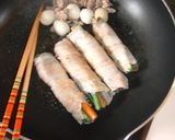 ケチャップ味の♪豚肉3色巻き作り方4写真