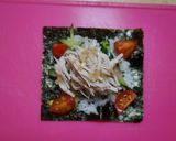 棒棒鶏風手まきごはん作り方4写真