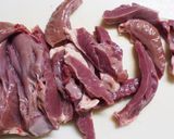 ごはんのお供④「ピリ辛豚ハツ」作り方3写真