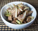 ごはんのお供④「ピリ辛豚ハツ」作り方7写真