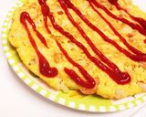 簡単♡白はんぺんとえびでふわふわ玉子焼き作り方5写真