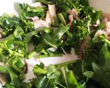 新野菜アスパラ菜とエリンギのオリーブ炒め作り方4写真