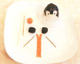 編み編みペンギン♡バレンタイン♡キャラ弁作り方7写真